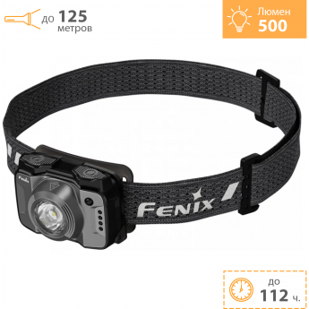 Фонарь налобный FENIX HL12R V2.0 серый