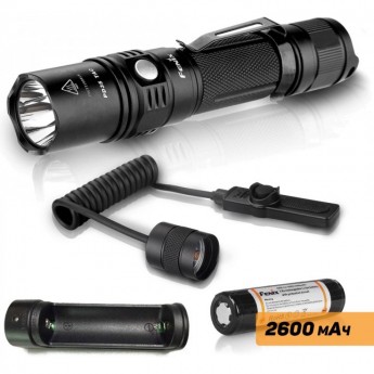 Набор: тактический фонарь FENIX PD35 TAC + ARB-L18-2600 + ARE-X1 + AER-02 Набор: тактический фонарь FENIX PD35 TAC + ARB-L18-2600 + ARE-X1 + AER-02