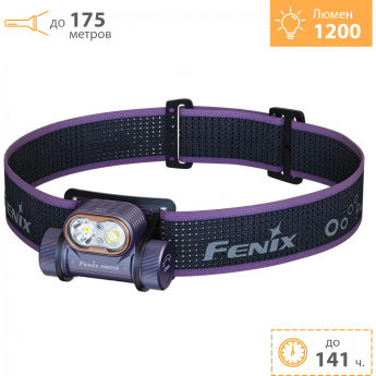 Налобный фонарь FENIX HM55R пурпурный