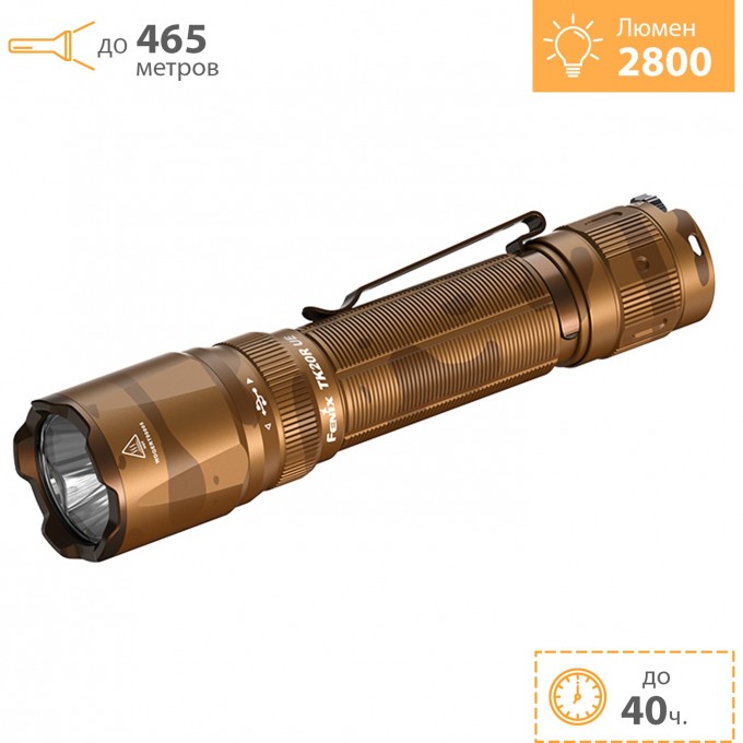 Тактический фонарь FENIX TK20R UE Desert Camo TK20RUEdy
